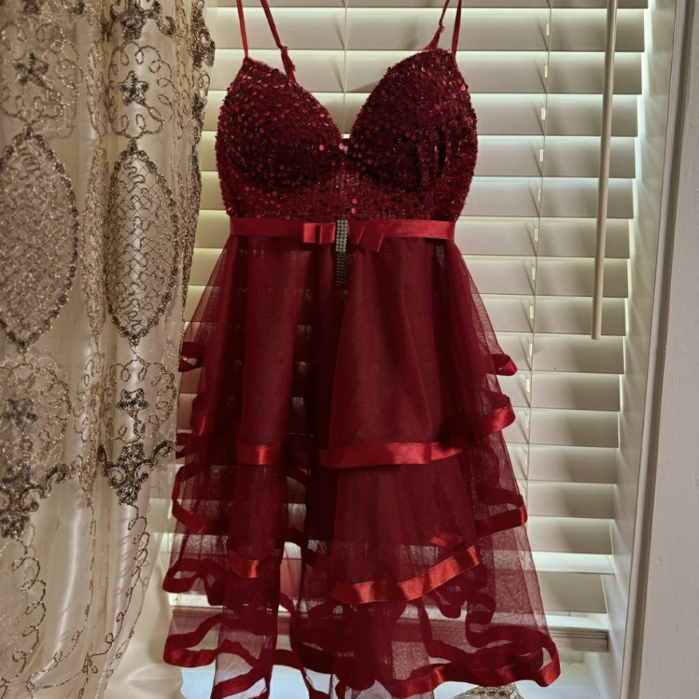 Red Dress/Sexy/Handmade